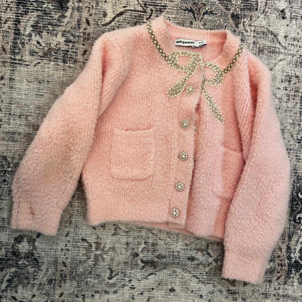 Self portrait kids cardigan